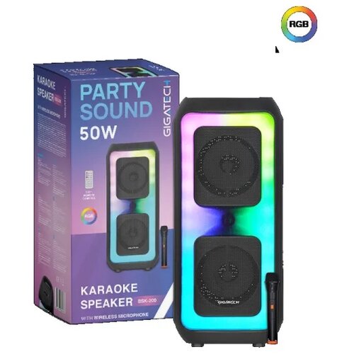  Zvucnik Gigatech BSK-200 karaoke s wireless mikrofonom Cijene
