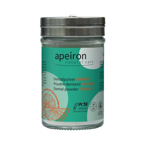 Apeiron auromère prah za pranje zubi naranča - 40 g