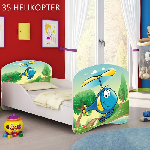  Dječji krevet ACMA s motivom 180x80 cm 35 Helikopter Cene
