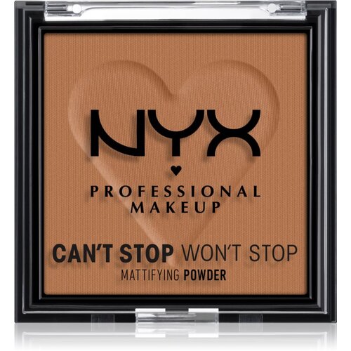 NYX Professional Makeup Can't Stop Won't Stop Mattifying Powder matirajući puder nijansa 08 Mocha 6 g Cene