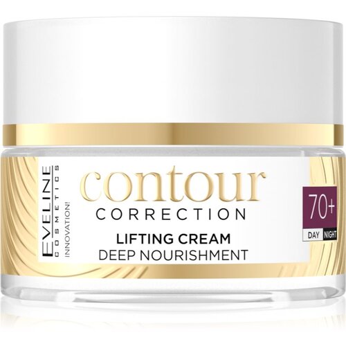 Eveline Cosmetics Contour Correction hranilna lifting krema 70+ 50 ml Slike