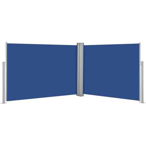 VidaXL Uvlačiva bočna tenda 120 x 1000 cm plava Slike