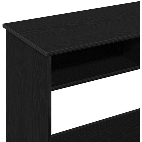  Radni stol crni 80 x 40 x 75 cm od iverice Crna Slike
