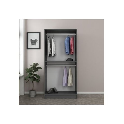 Hanah home garderober kale glass anthracite 190 Slike