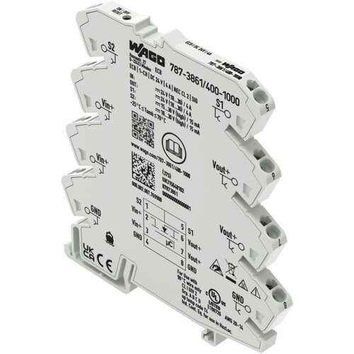 Wago GmbH & Co. KG Elektron. Odklopnik, 1-kanalni, DC 24 V 787-3861/400-1000, (21268705) Cene