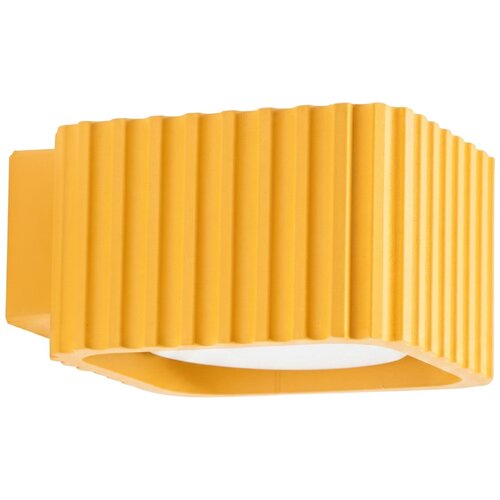 Sollux Lighting Stenska svetilka RIFF rumena Gx53, (5000499321) Cene