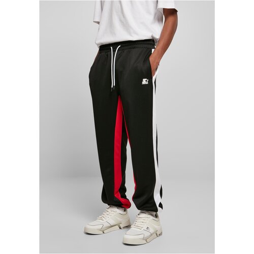 Starter Black Label Starter Laser Track Pants Black/City Red/White Cene