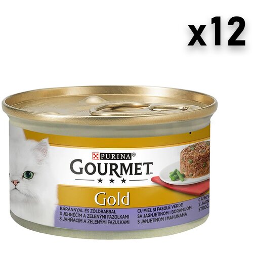 Gourmet Gold savoury cake pašteta za mačke, piletina i šargarepa, 12x85g Cene