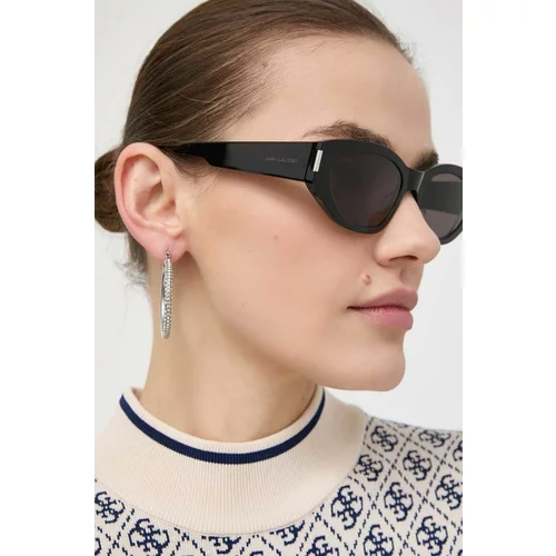 Saint Laurent Sunčane naočale za žene, boja: crna