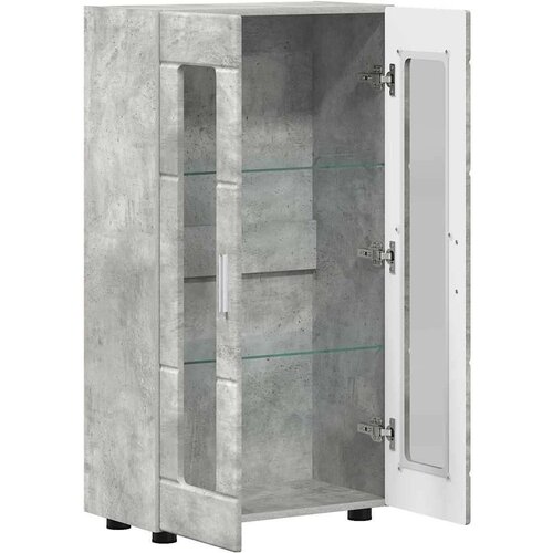  Kreveta Betonski sivi 55 5 x 29 x 100 cm Konstruirano drvo Slike