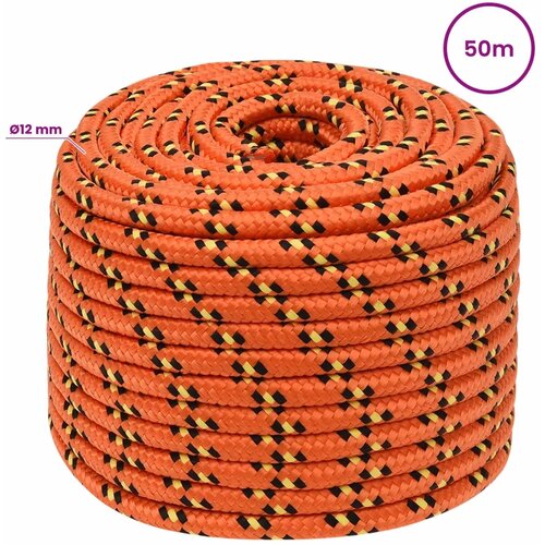  Vi&amp;scaron;enamjensko pomoćno uže 12 mm 50 m Narančasta PP - Narančasta 12 mm 50 m Slike