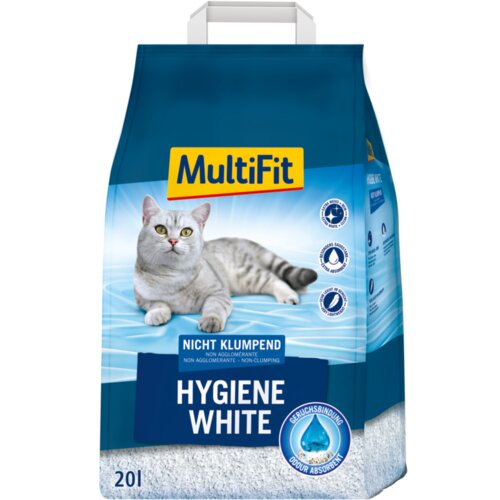MultiFit pesek za mačke Hygiene White nesprijemljivi 20 L Cene
