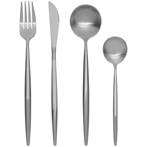 Premier Housewares Pribor 16 kom od nehrđajućeg čelika u srebrnoj boji Modern retro – Cijene