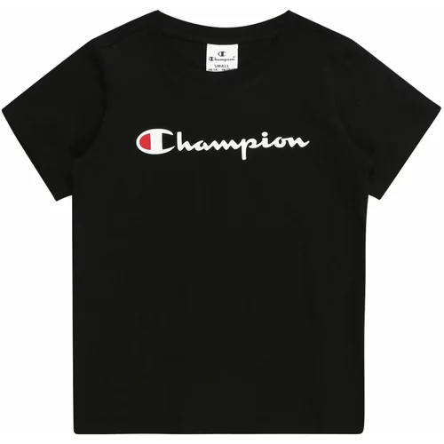 Champion Authentic Athletic Apparel Majica krvavo crvena / crna / bijela