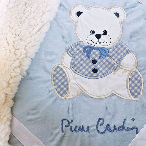  Deka Pierre Cardin Teddy, plava, 80x110 cm Slike