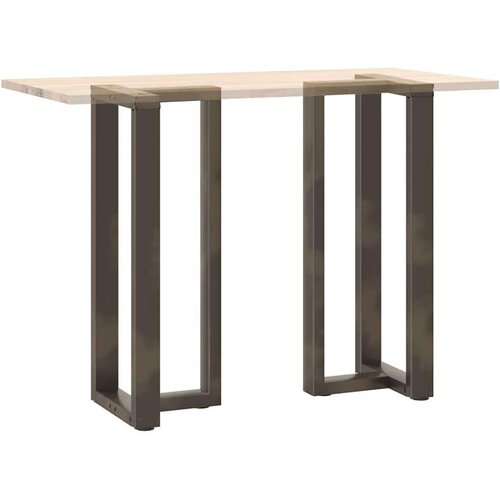  Noge barski stol T-oblika 2 kom 40x35x(100-101) cm čelik Slike