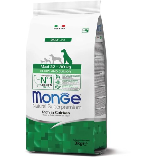 Monge Maxi Puppy & Junior 3kg - Hrana za štence velikih rasa Cene