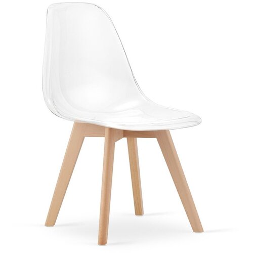  KITO stolica prozirna / prirodne noge x 1 Cijene