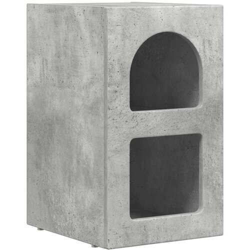 vidaXL Nočna omarica Betonsko siva 29,5 x 35 x 50 cm Konstruiran les, (5000107196) Cene