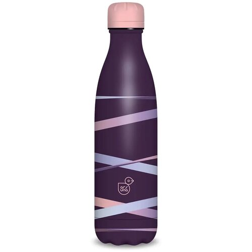 Ars Una Ribbon purple dvostenska kovinska steklenica 500 ml Cene