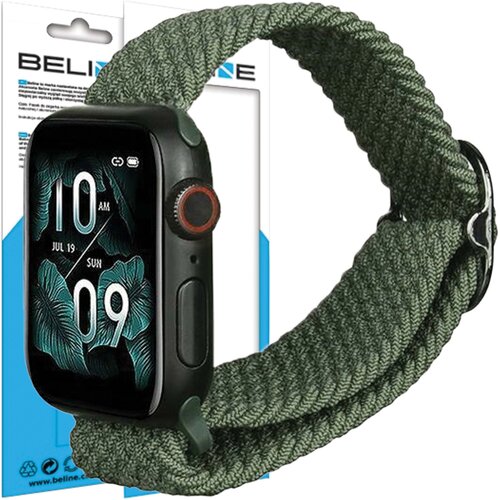 Beline pas za apple watch textile 38/40/41MM green case strap, (21969397) Cene