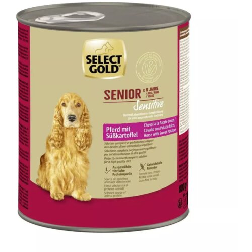 Select Gold Sensitive Senior konjetina s batatom 800 g konzerva Slike