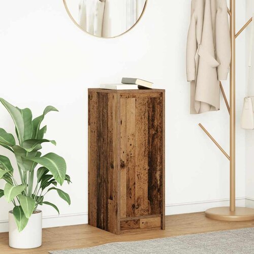 vidaXL Komoda boja starog drva 29,5x34x76 cm konstruiranog drva Cijene