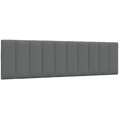 VidaXL okvir kreveta bez madraca tamnosivi 180x200 cm od tkanine Slike