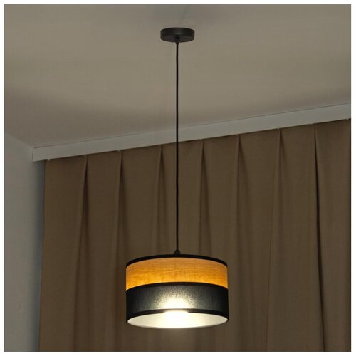  Visilica na sajli ALBA 1xE27/15W/230V Ø 25 cm crna/smeđa Cene