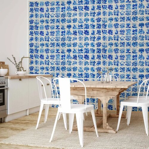  Foto tapeta - Azulejos tiles &amp;ndash; traditional Portuguese ceramic tiles 100x70 Vodootporna Slike