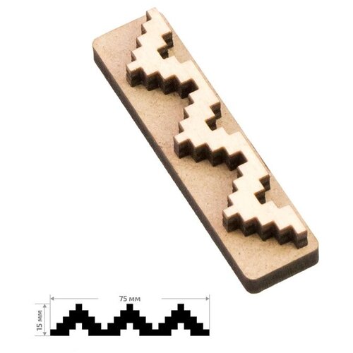  Leseni žig ROSA TALENT št. 6 Geometrija 7,5x1,5 cm Cene