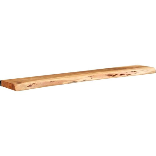 VidaXL Zidne police 2 kom 100x20x3,5 cm od masivnog bagremovog drva Slike