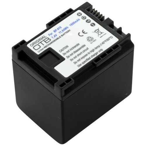 OTB Baterija BP-819 / BP-827 za Canon Legria HF-10 / HF-G10 / HF-S10, 1600 mAh Cene