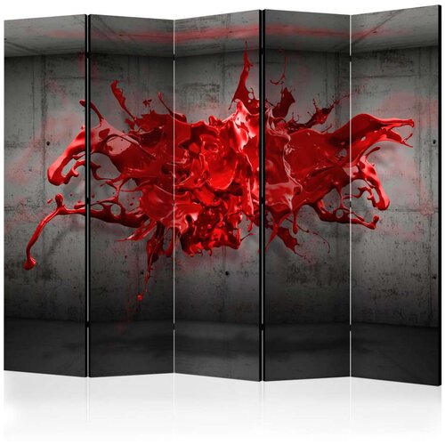  Paravan u 5 dijelova - Red Ink Blot II [Room Dividers] 225x172 Cijene