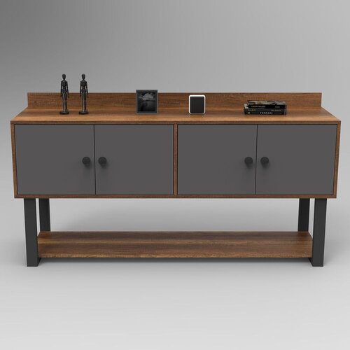 Woody Fashion Mn04-Ba WalnutAnthracite Console Slike