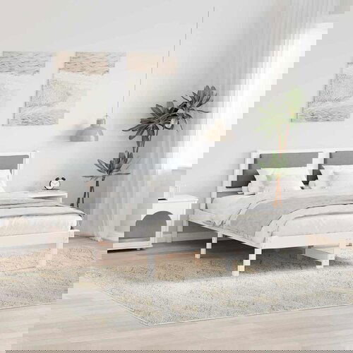 vidaXL Konstrukcija postelje z vzglavjem Svetlo siva 140 x 200 cm Cene