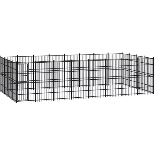  vanjski kavez za pse čelični 29,49 m²