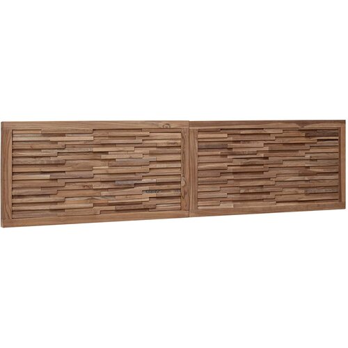  Uzglavlje Zidne Prirodna 180 cm Čvrsto teak drvo Slike