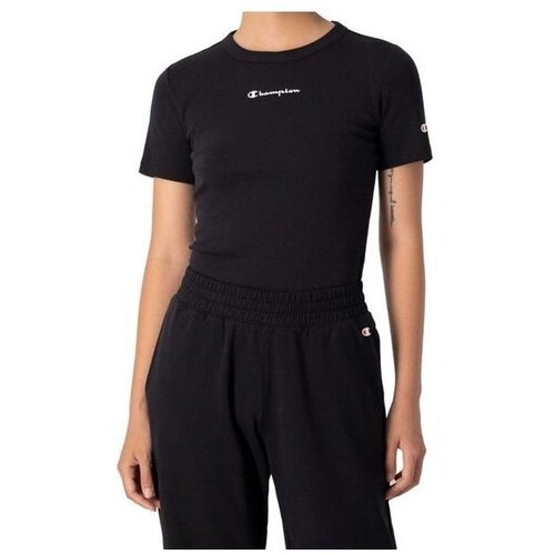 Champion Majice s kratkimi rokavi 115430KK001 Črna Slike
