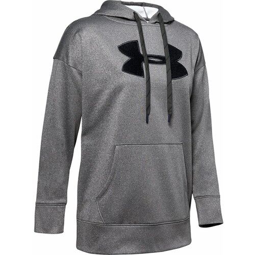 Under Armour Women's Sweatshirt Synthetic Fleece Chenille Logo PO Hooodie Grey, XS Slike