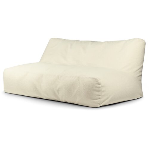 SLOWDOWN Kremno bela vreča za sedenje iz tkanine bouclé Sofa Tube 190 – Cene