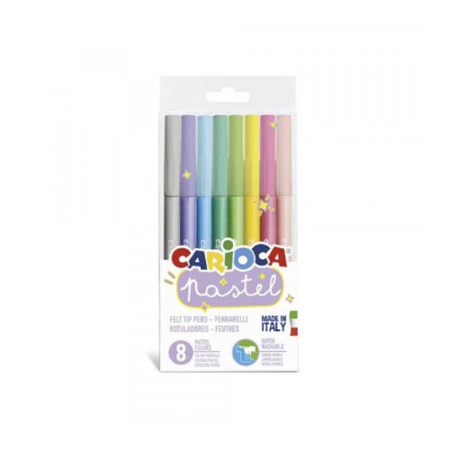 Carioca Pastel Felt Tip Pens - 8 kos. Cene