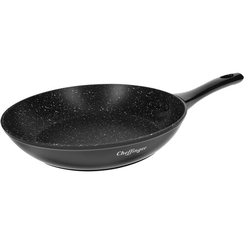 Cheffinger ponev s premazom proti prijemanju z marmoriranim videzom 24 cm, ?rna, (21553004) Slike