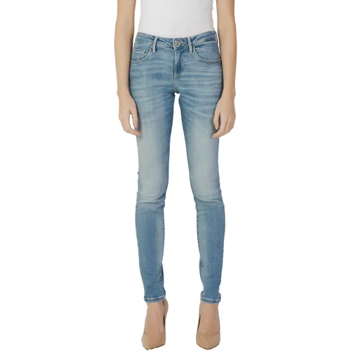 Guess Jeans skinny ANNETTE W2YA99 D4Q01 Modra