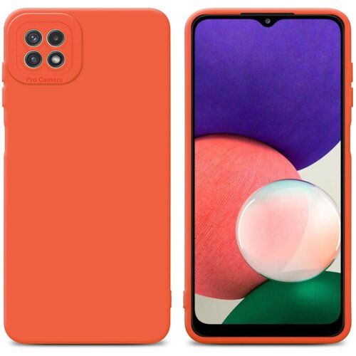Cadorabo Ohi&scaron;je, združljiv s Samsungom v tekočini Orange - Za&scaron;čitni pokrov iz fleksibilnega silikona TPU, (20602766) Cene