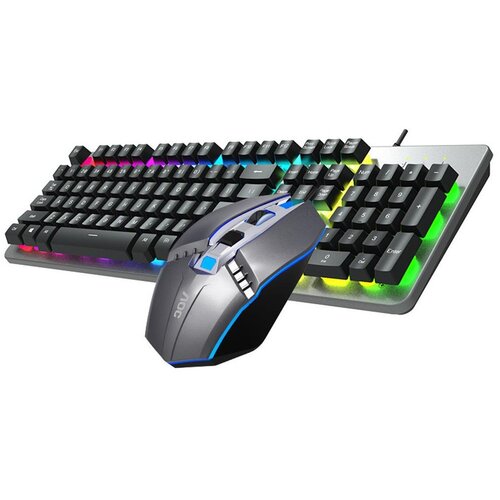  Žičani GAMING set tastatura i miš AOC KM410 pozadinsko osvjetljenje i metal design Cene