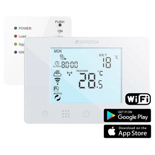WENTOREX Control CW-3 RF WiFi programabilni bežični sobni termostat za grejanje (3A) Cene