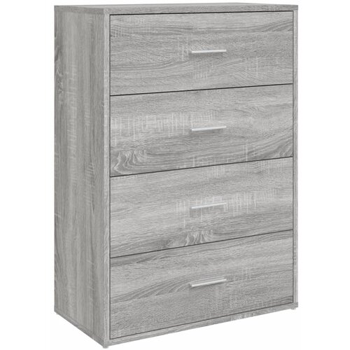 Maison Chic Komoda - Predalnik siva sonoma 60x31x84 cm inženirski les, (21717619) Slike