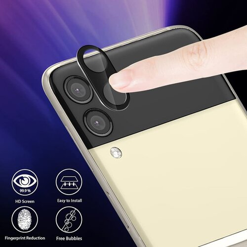 Mocolo Silk HD PRO steklo za kamero - Samsung Galaxy Z Flip 3 5G - črno Slike