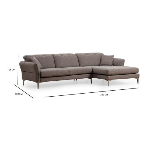 Atelier Del Sofa ugaona garnitura Costor Corner Right Grey Slike
